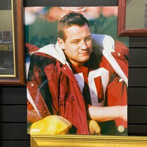 Original Signed Sam Huff Washington Redskins football NFL memorabilia autograph